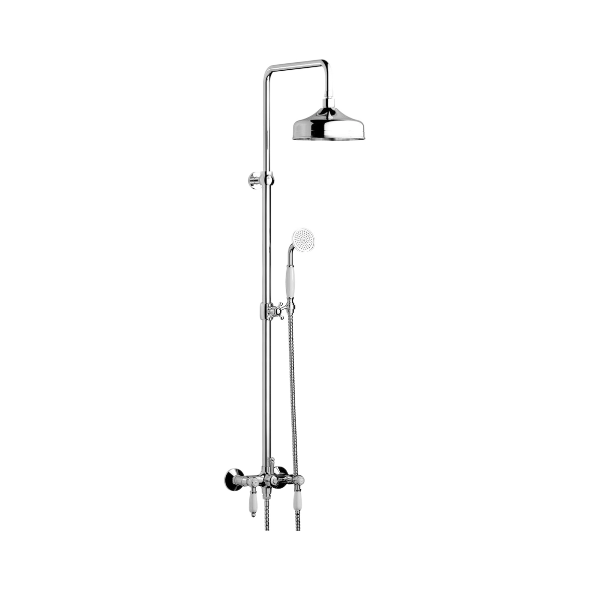 Душова колона з термостатом, верхнім душем та лійкою IB Elle Indoor Shower