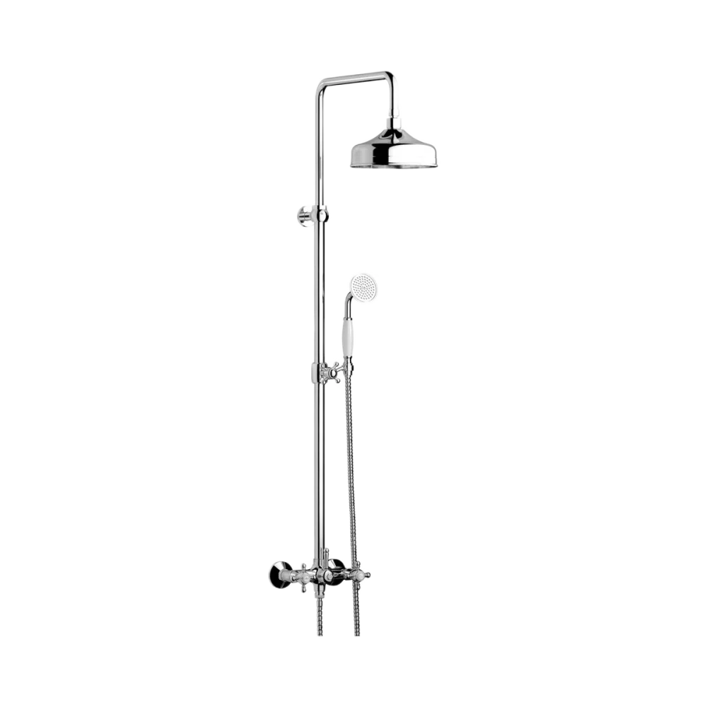 Душова колона з термостатом, верхнім душем та лійкою IB Hermes Indoor Shower